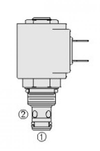 2/2-way poppet valve: SV08-20-3B-N-24DG